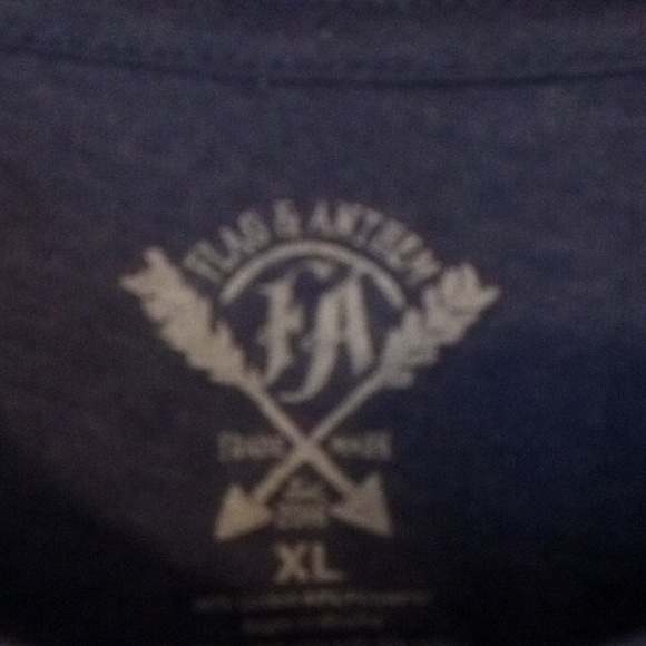 Flag & Anthem Blue Graphic T-Shirt - XL - Picture 3 of 4